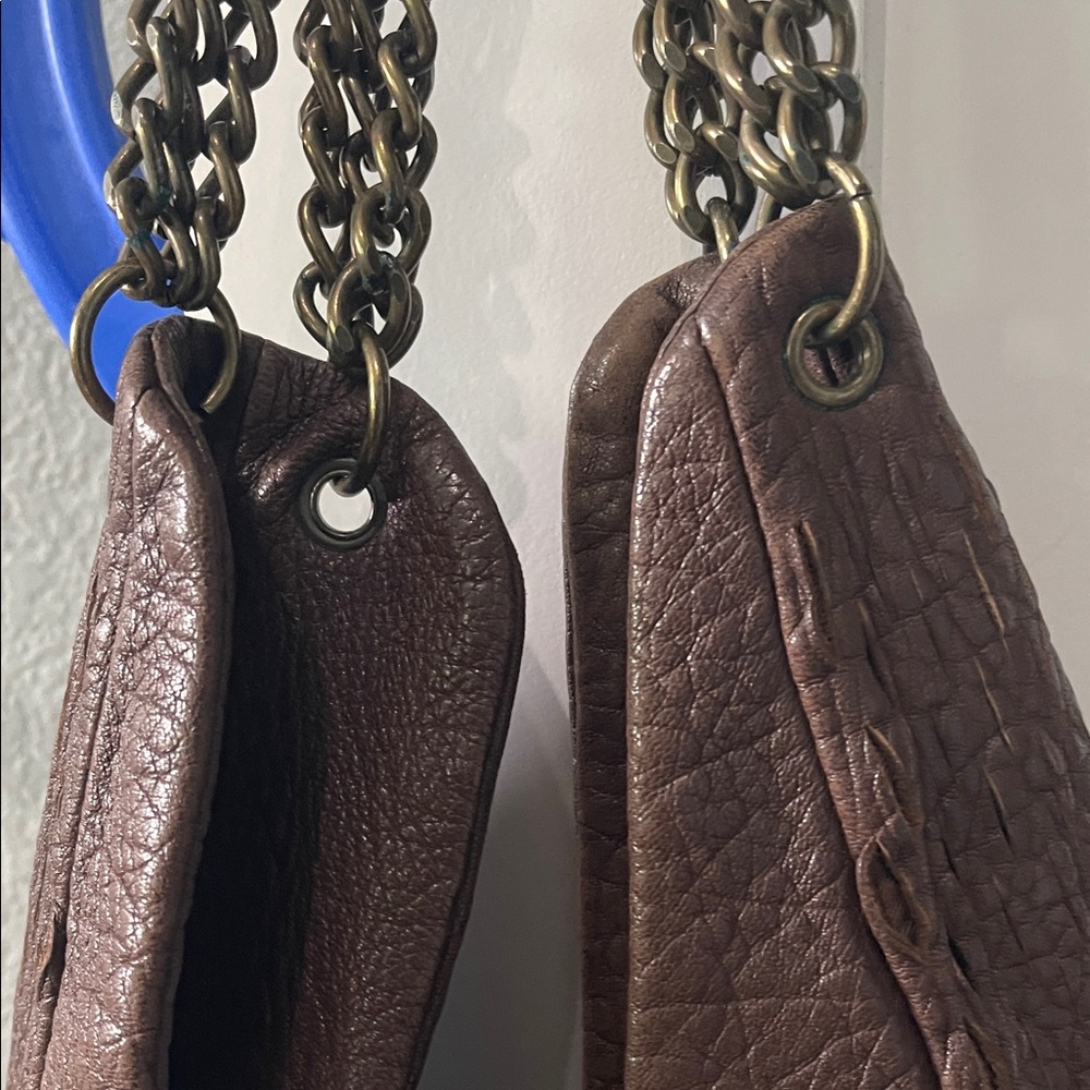 Romygold Brown Slasher Slouchy Hobo Shoulder Bag - Picture 4 of 10